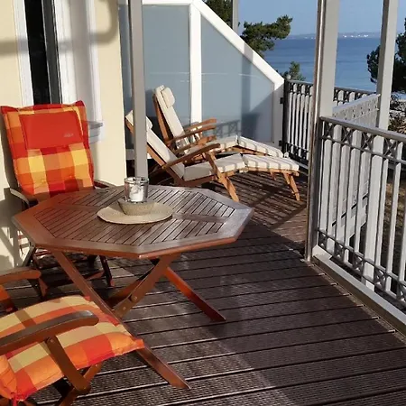 Apartament Strandnahe Mit Grossem Balkon Und Meerblick Binz